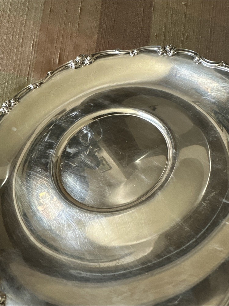 Gorham Sterling Silver Dish 10 3/8" Diameter #1389 14.75 Ounces