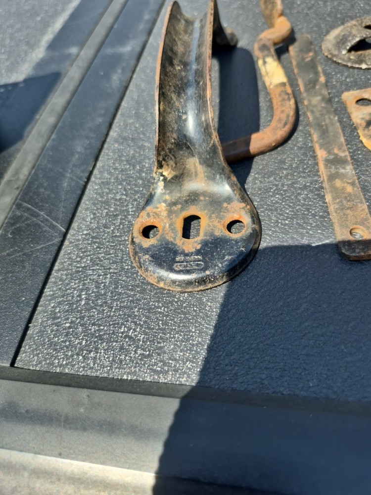 Vintage Stanley Thumb Gate Latch 6 1/2” Used