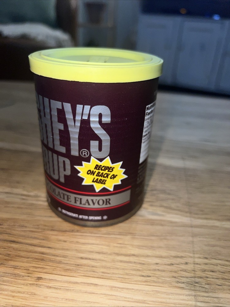 Vintage Hershey Chocolate Syrup Tin Can
