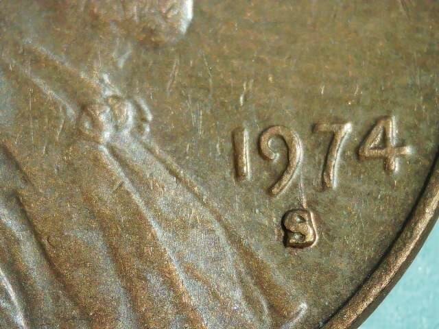 "ERROR" 1974 S Lincoln Memorial, Mint Mark "S" Over "D"
