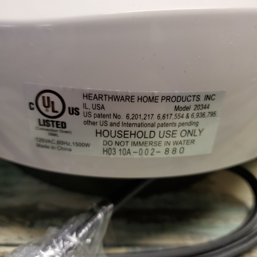 NuWave Pro Infrared Oven 20344 Replacement Power Head Part Motor