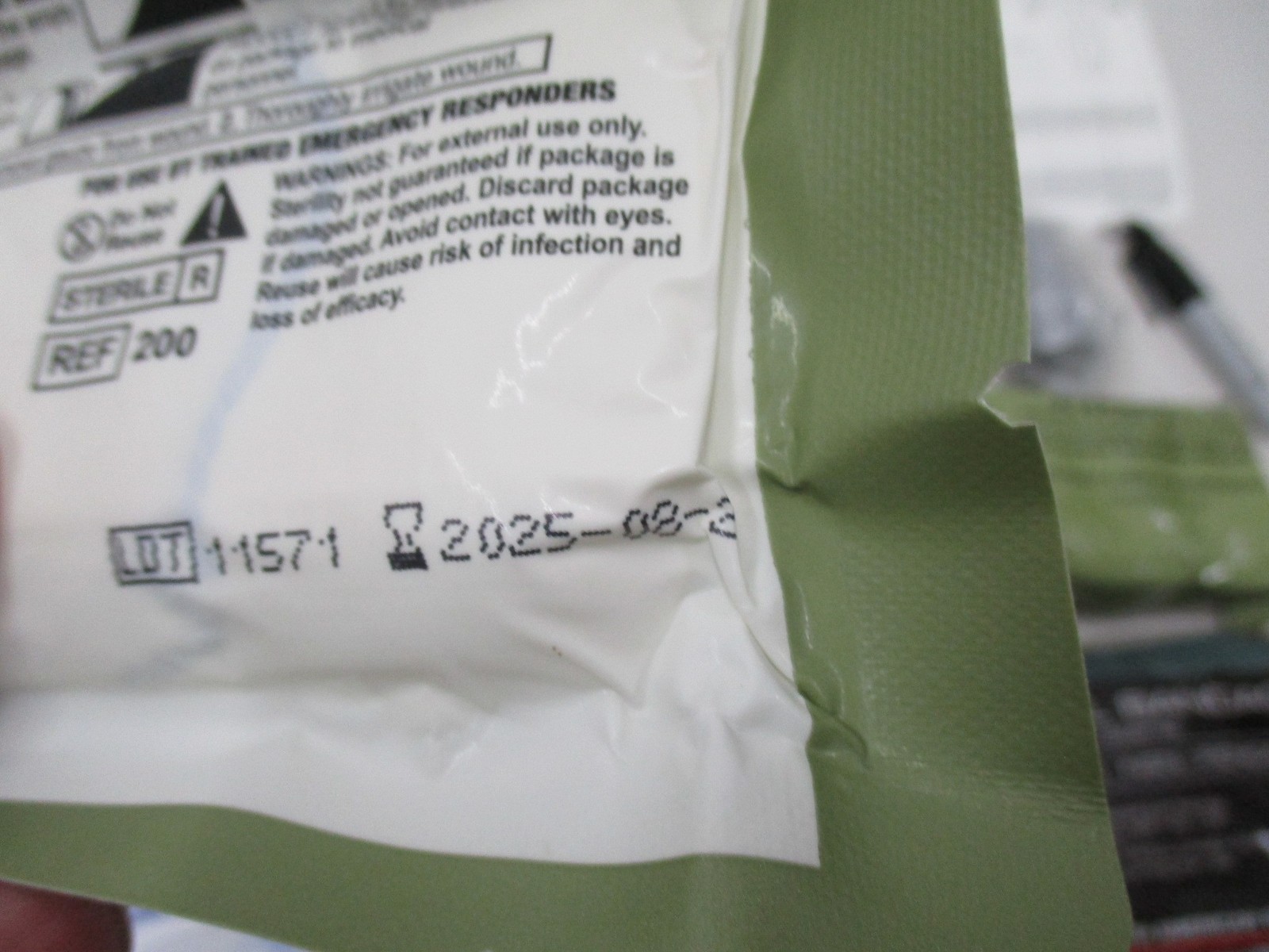 USED ARMY AIR FORCE OCP IFAK FIRST AID KIT JFAK (NO TOURNIQUETS) GAUZE EXP.2025