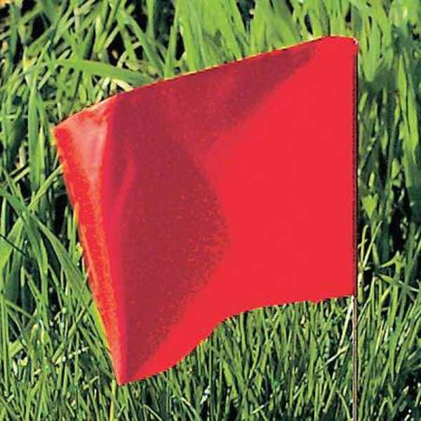 Presco 4521R-200 Marking Flag, Pvc, Solid, 100 Pk