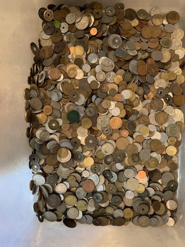 Bulk Mixed Foreign World Coins Lot 1 Lb Pound