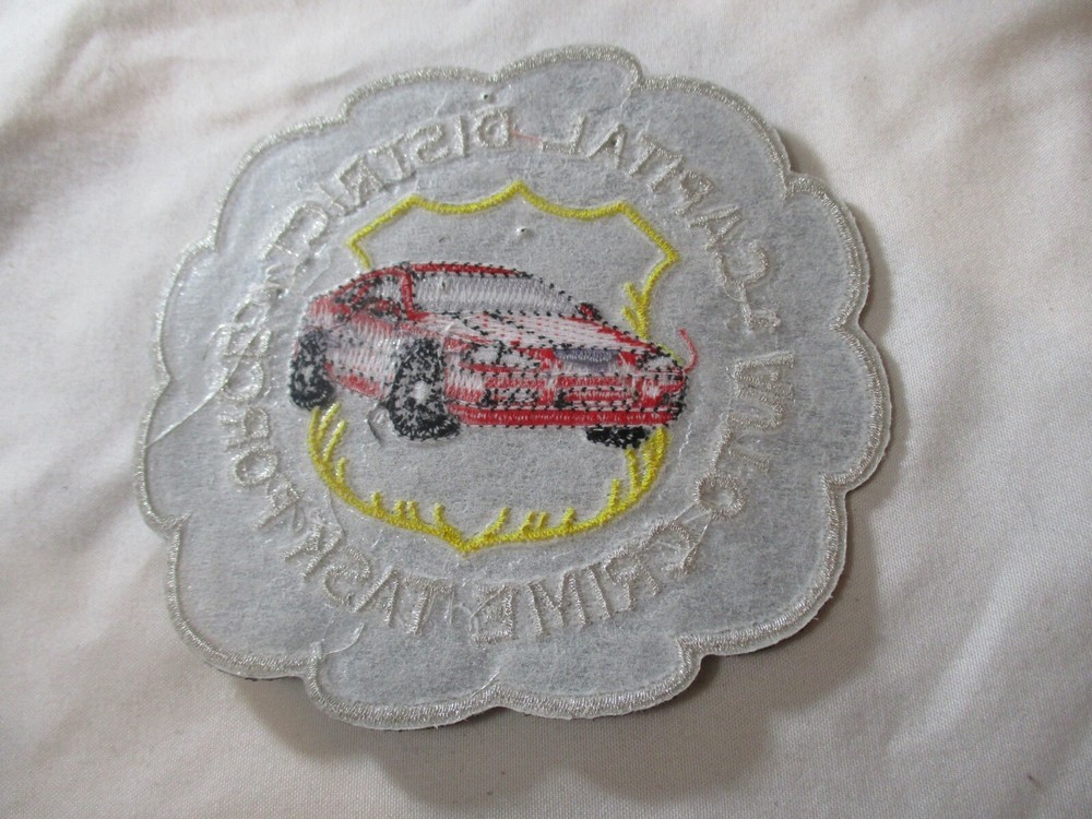 New York Capital District Auto Crime Task Force Patch