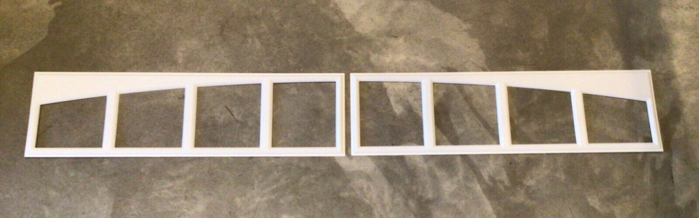 4 Amarr Arch Thames Replacement Inserts for Long Panel Amarr Garage Doors White