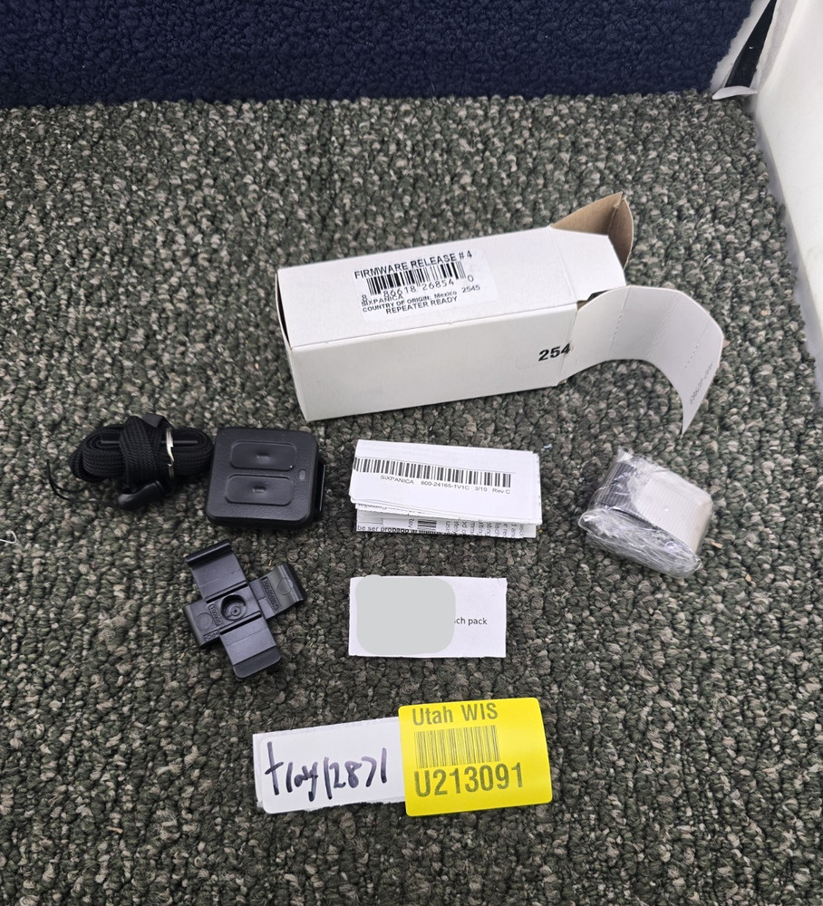 Sixpanica 2-Way Wireless Personal Panic Transmitter Black For ADT Command System