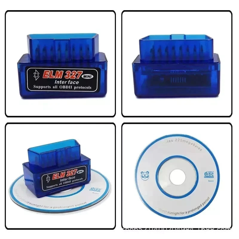 ELM327 V1.5 Bluetooth OBD2 Code Reader For Android Torque Super Diagnostic New