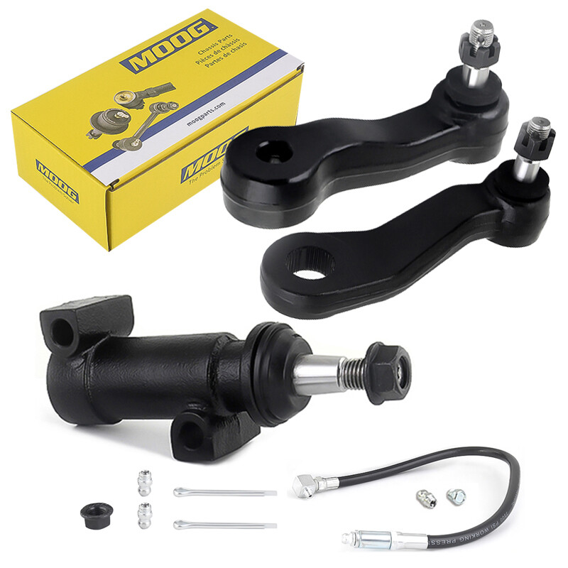 MOOG 3pc Front Steering Pitman & Idler Arm Bracket for 01-10 Silverado 2500 HD