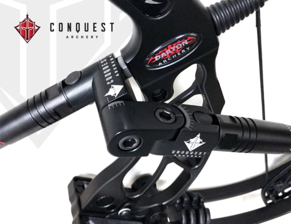 Conquest CF. 500 BOWHUNTER COMPLETE KIT (WITH SMAC) 6"Front8"Back Matte Black