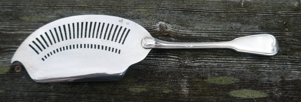 Antique Dated 1907 Dutch .833 Fine Silver Fish Server - 12.25" Long
