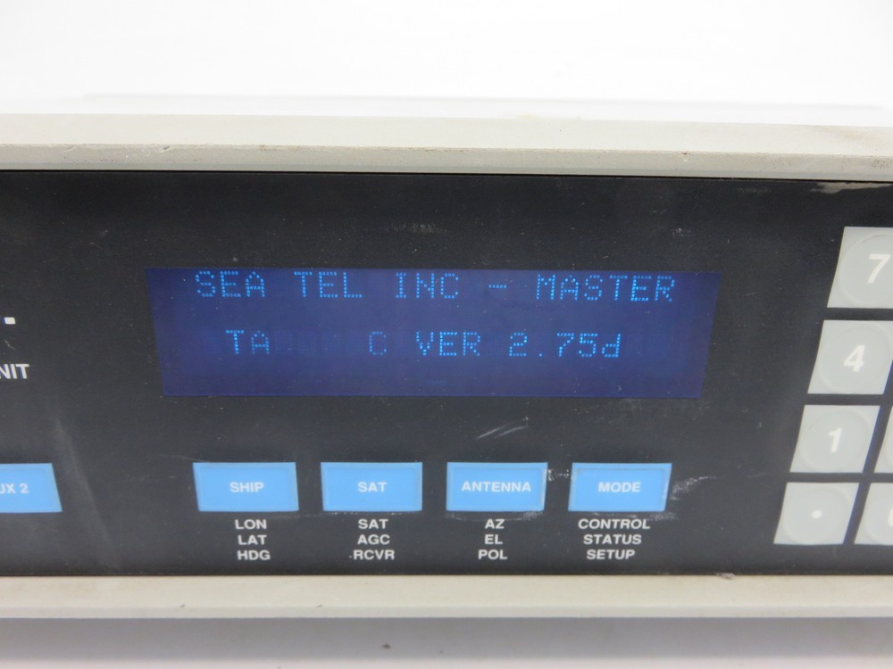 Sea Tel TAC-92 Version 2.75d Master Satellite TV Tracking Antenna Control Unit