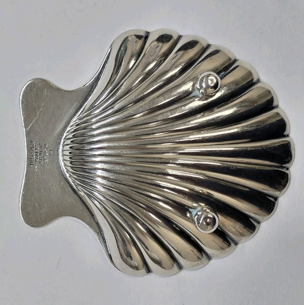 Tiffany&Co Sterling Silver Vintage Scallop Shell Dish