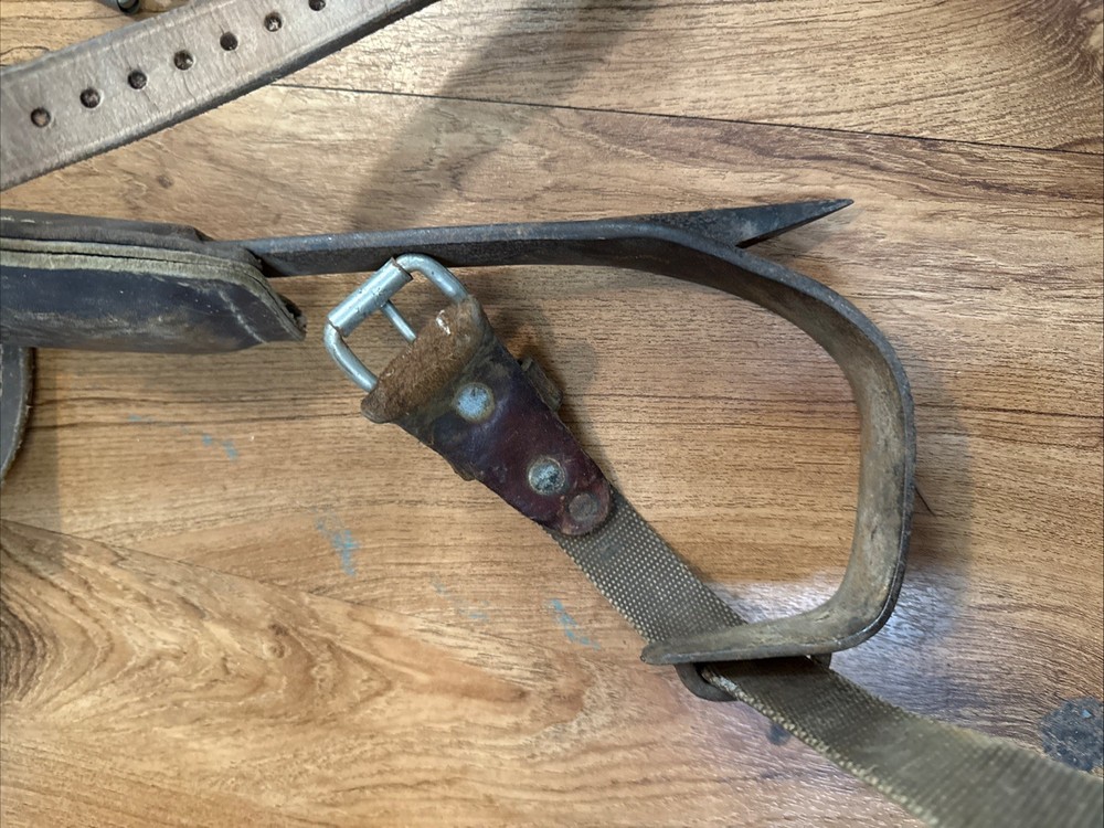 BASHLIN 140-DS TREE CLIMBING SPIKES WITH HARNESS ABE HARD HAT