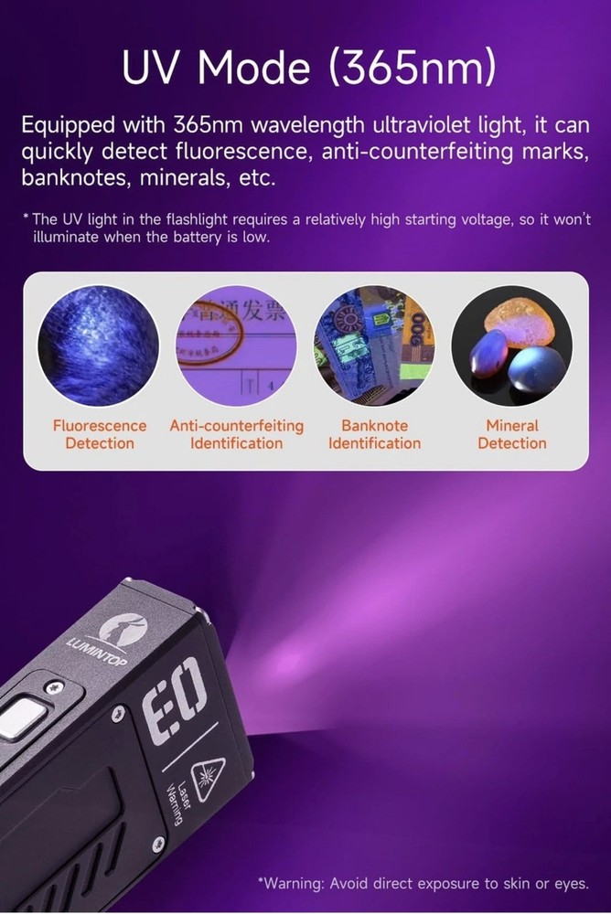 MoonBox 3.0 Multi-Functional Flashlight with 1200 Lumens, UV Detection, RGB M...