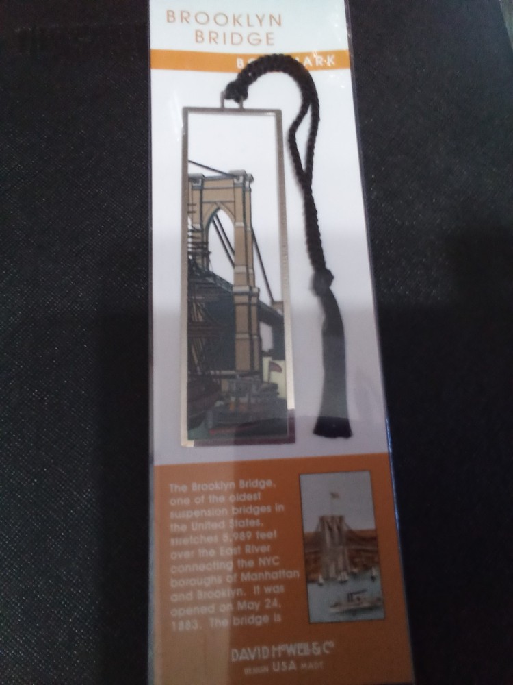 Souvenir Brooklyn Bridge Bookmark