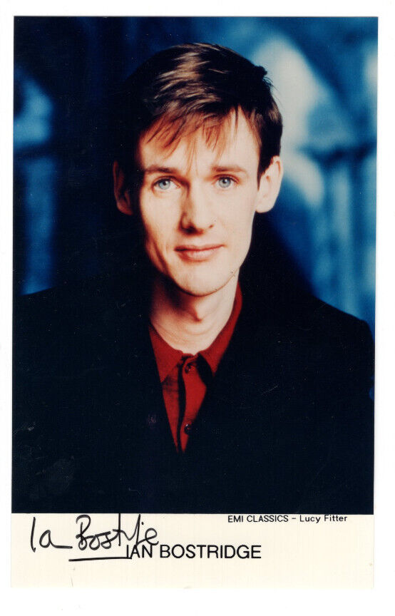 Ian Bostridge Signed Postcard Photo / Autographed Opera Singer