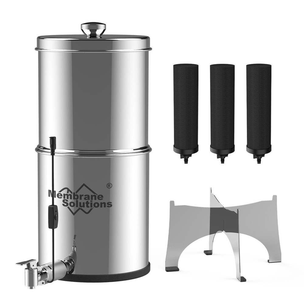 Membrane Solutions Water Filter Replacement*3 for U3 Gravity Water Filter System