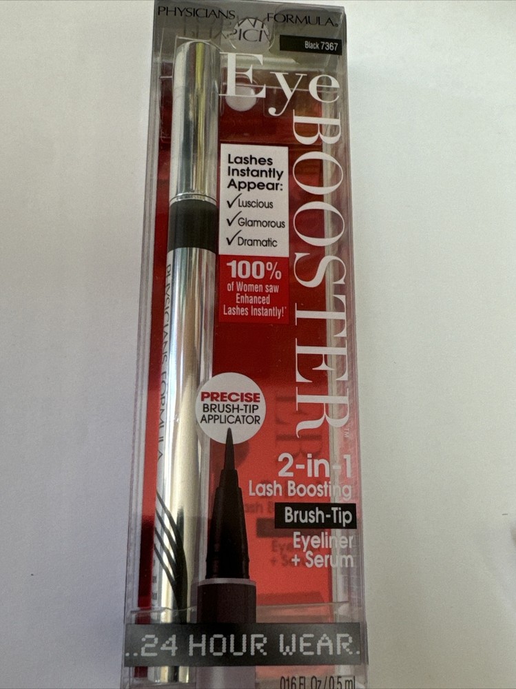 Physicians Formula Eye Booster Lash Boosting Brush Tip Eyeliner 7367 Black