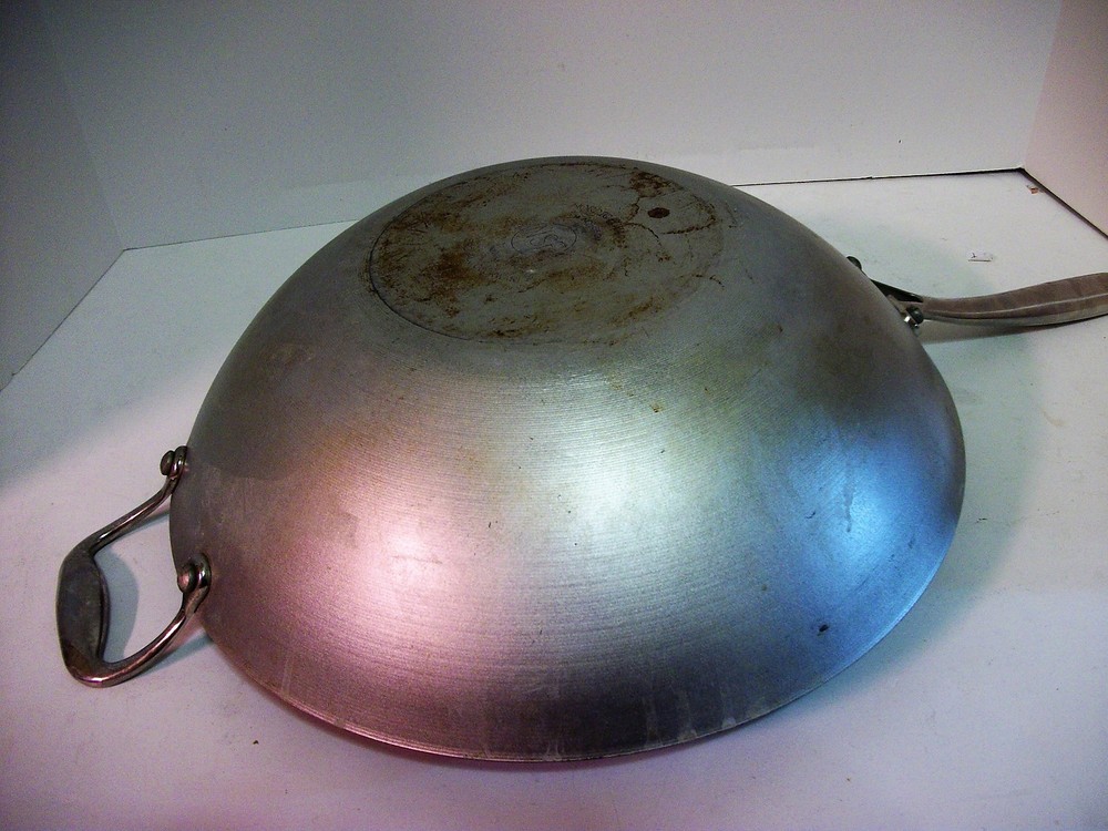 Nordic Ware 14" Wok Commercial Cookware Flat Bottom