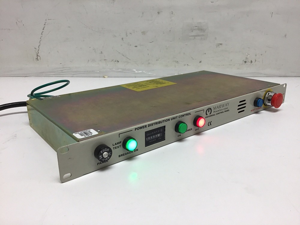 Marway UCP31015-5B 19" Rack Mount Power Distribution Control Panel w/ Hour Meter