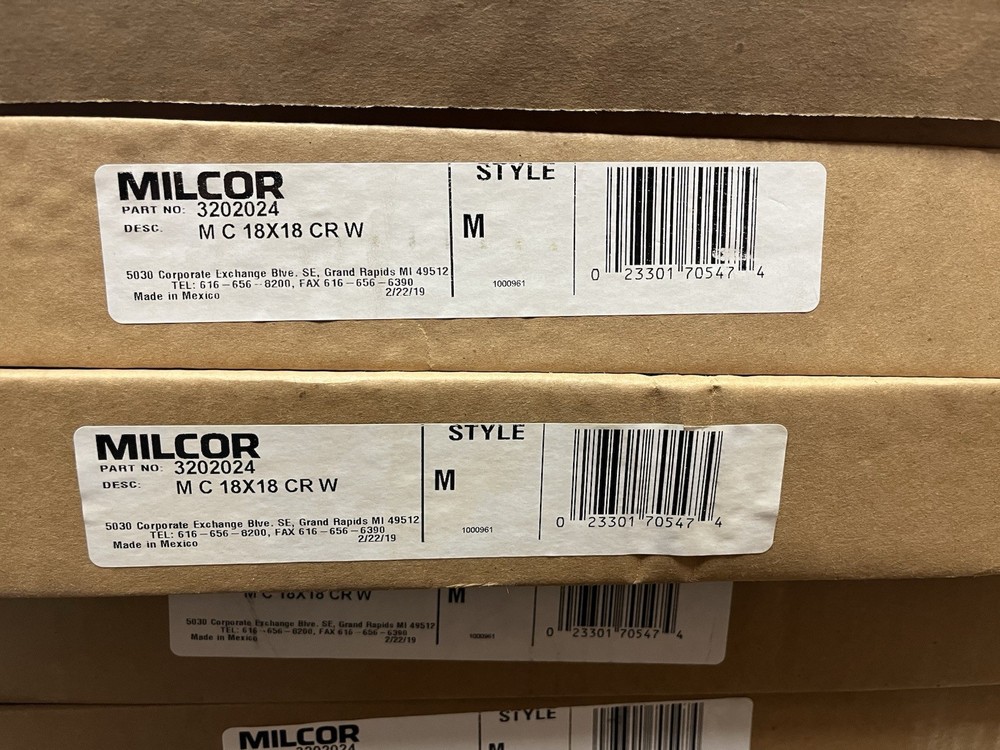 Milcor 18 X 18 Access Panel Part # 3202024 White