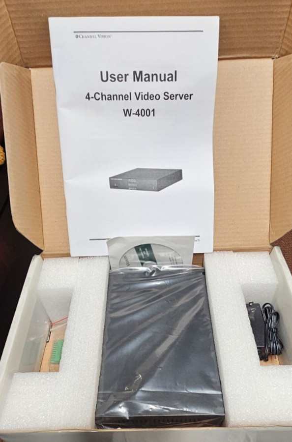 Channel Vision SC4001 4-Channel Web Camera Server