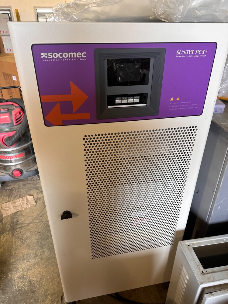 Socomec SUNSYS PCS2 power conversion for energy storage.