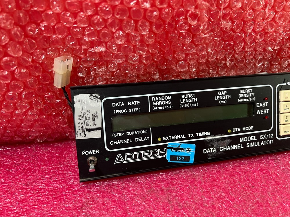 ADTECH SX/12 DATA LINK SIMULATOR AS-IS