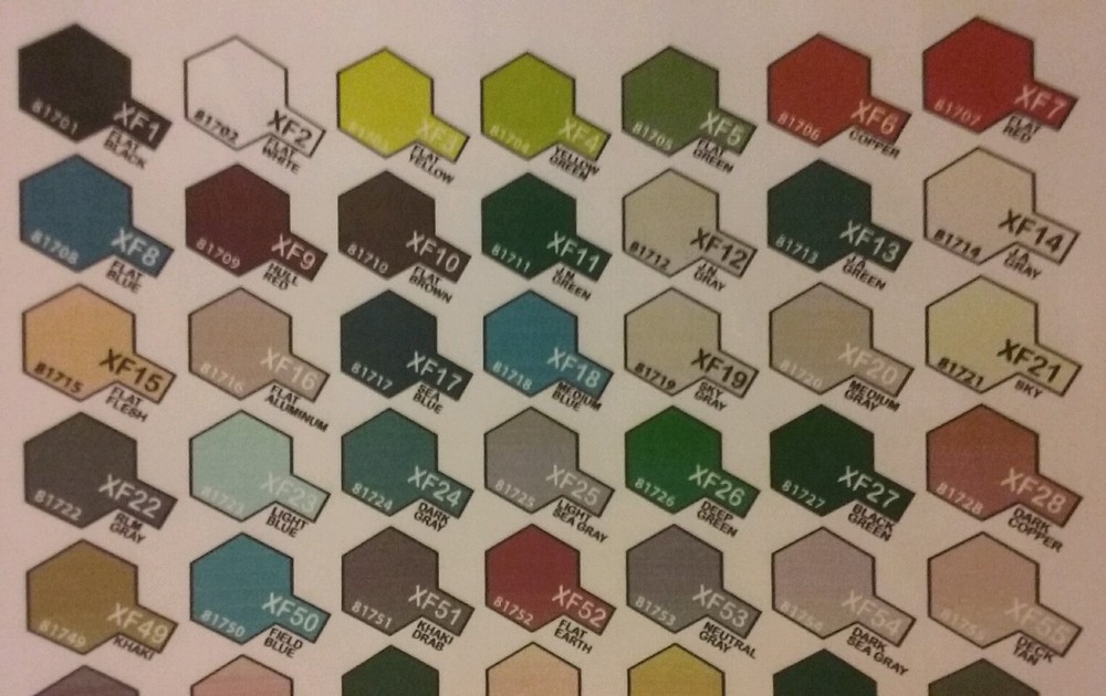 Tamiya acrylic paint BUNDLE!!! 5 × 10ml Minis