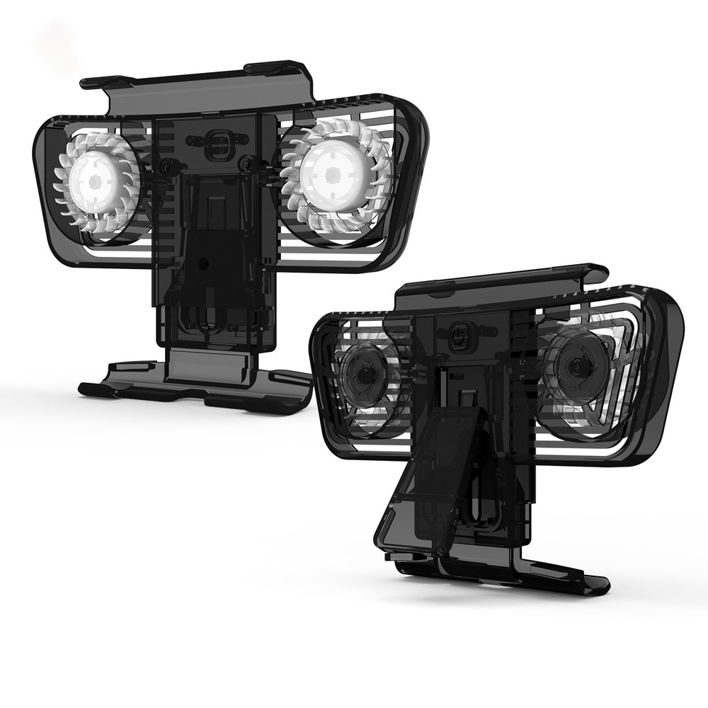 External LED Dual Fan Cooler Holder Support For Steam Deck/Switch/Switch OLED
