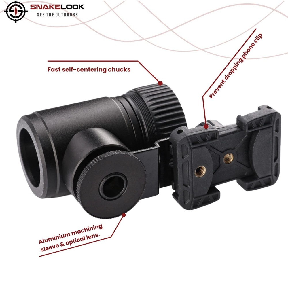 Universal Phone Scope Adapter – Side Mount Design Smartphone Scope Mount &