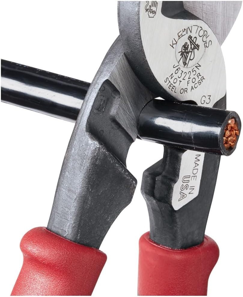 Cable Cutter, , Journeyman High-Leverage Wire Cutter and Stripper for Cutting...