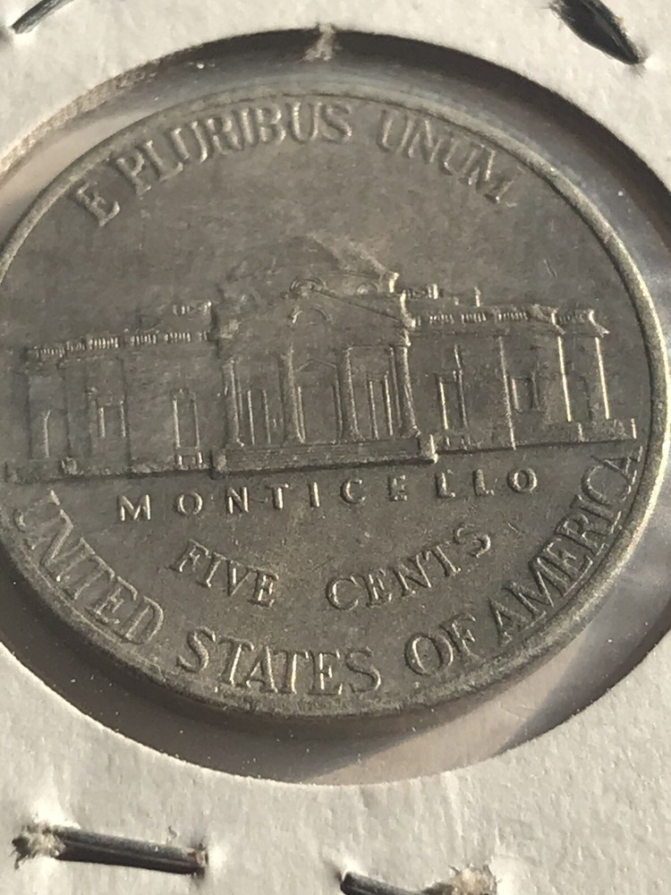 1999P Jefferson Nickel Shift Doubling
