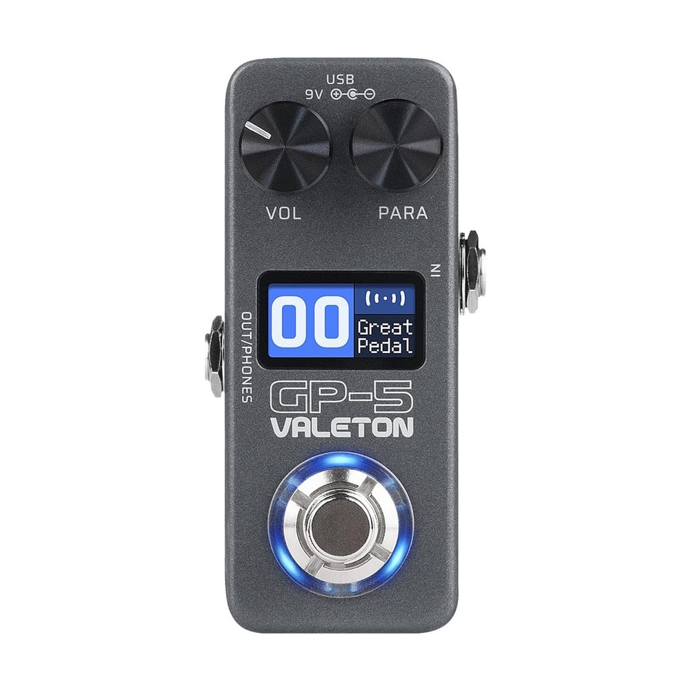 Valeton GP-5 Compact Multi-Effects Processor – SnapTone & IR Loader, 100+