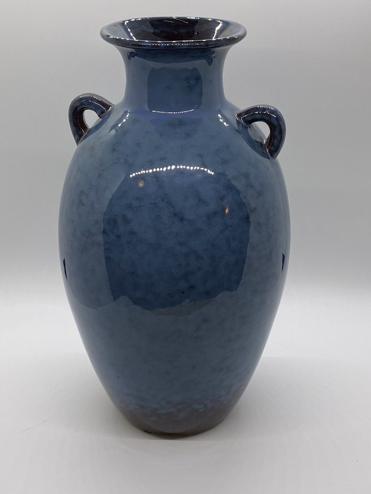 Blue/Brown Studio Art Pottery Vase