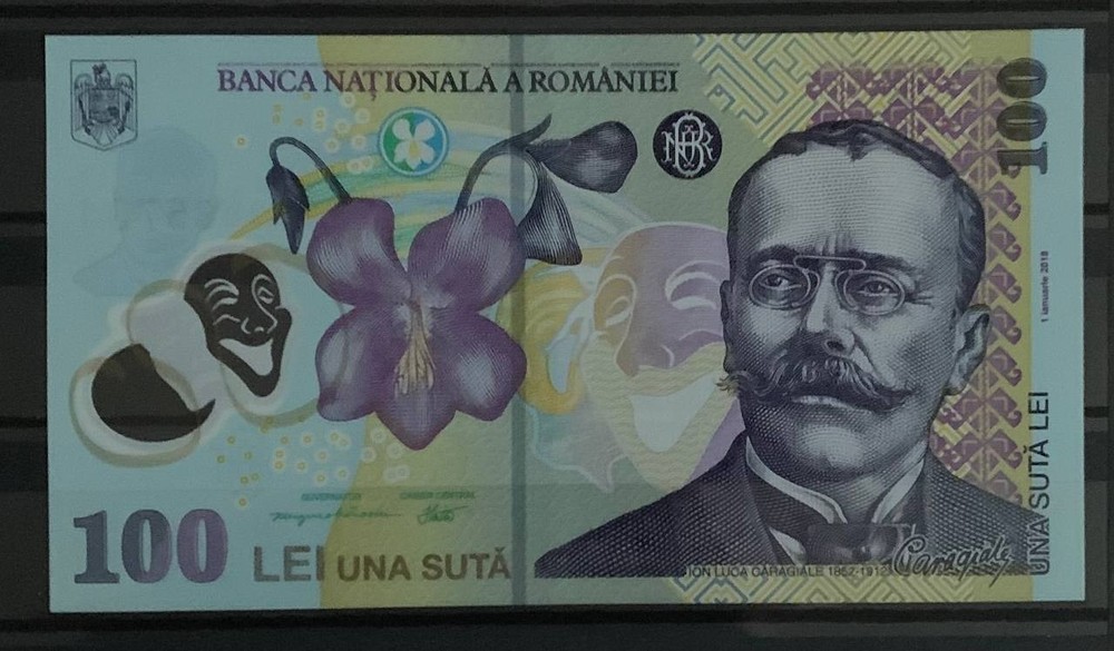ROMANIA issue 2018   - 100 Lei - POLYMER - UNC