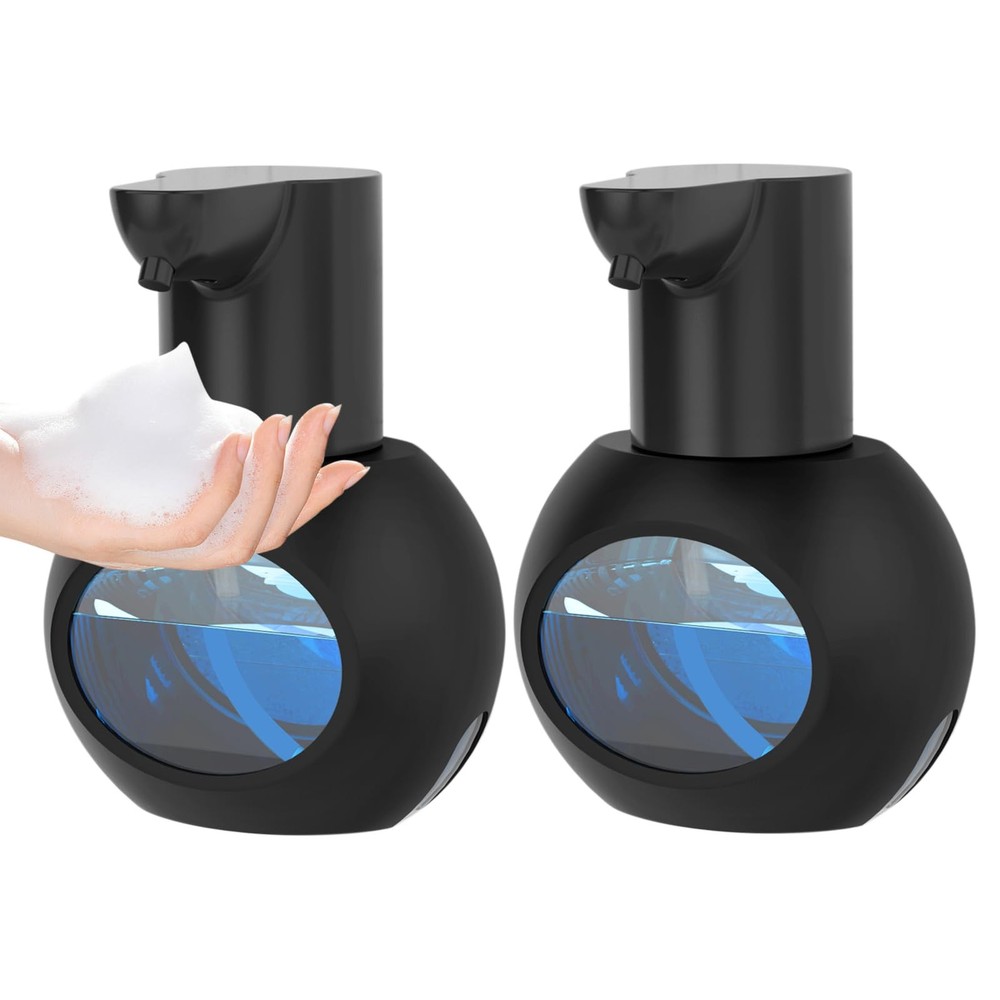 Automatic Soap Dispensers,15oz/420ml USB Touchless Foaming Black