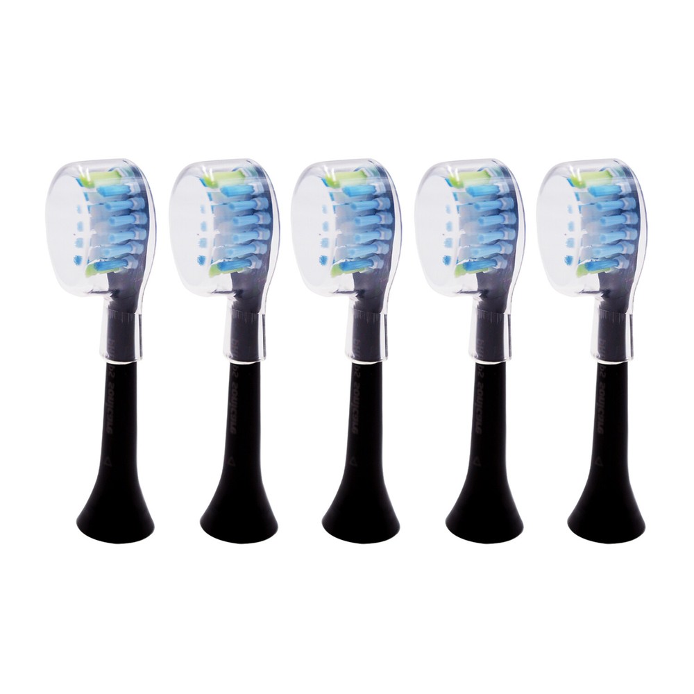 5-Pack Philips DiamondClean AdaptiveClean Replacement Black Brush Head | w/o Box