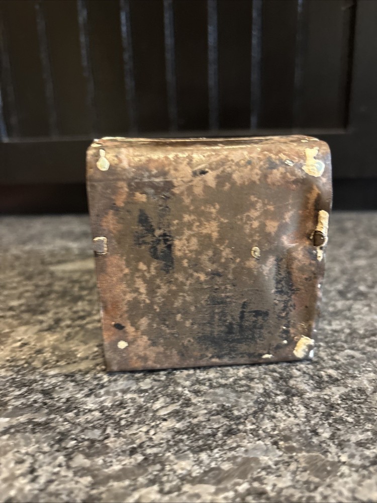 Metal Tin Match Holder