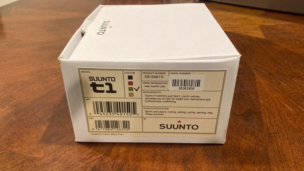 Suunto T1 training watch- NEW