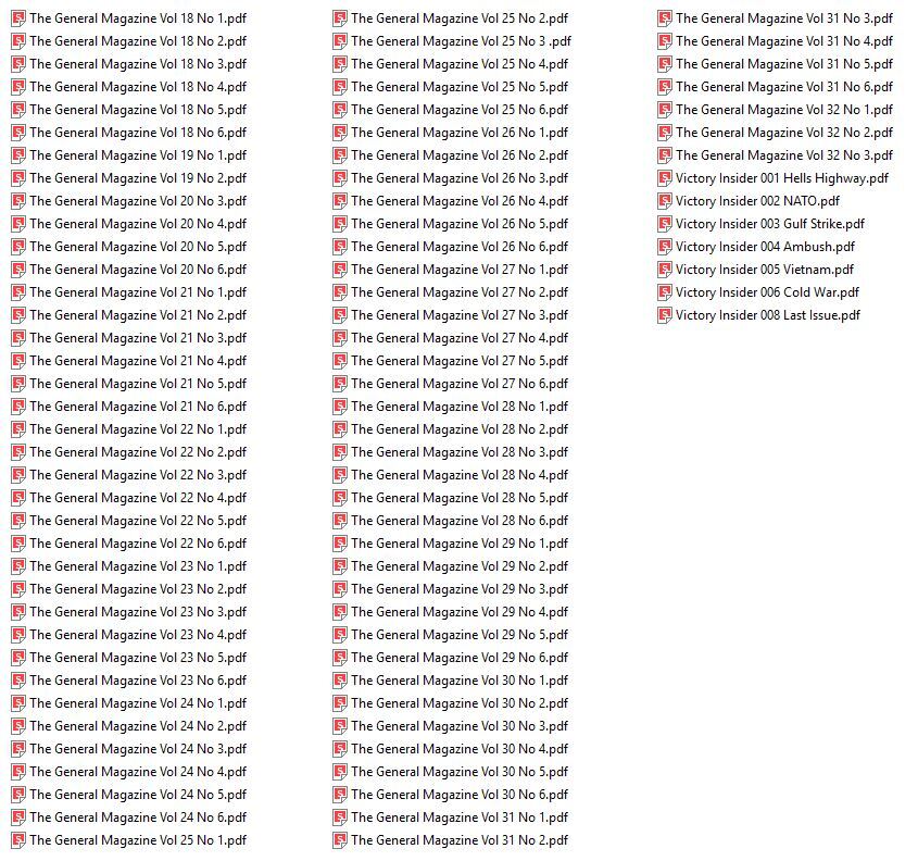 THE GENERAL MAGAZINE 190 Classic Issue Collection On USB Flash Drive