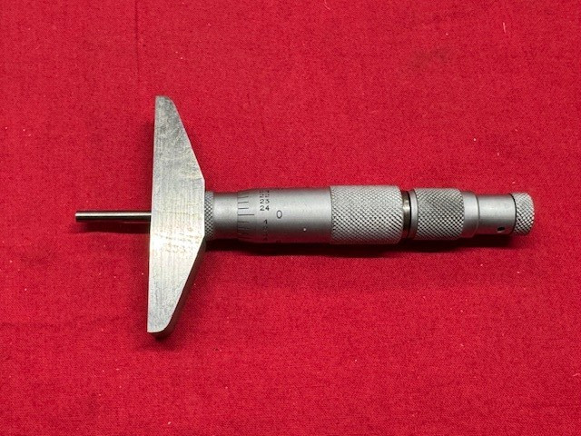 Helios 0-3" Depth Micrometer Vintage - Never Used!