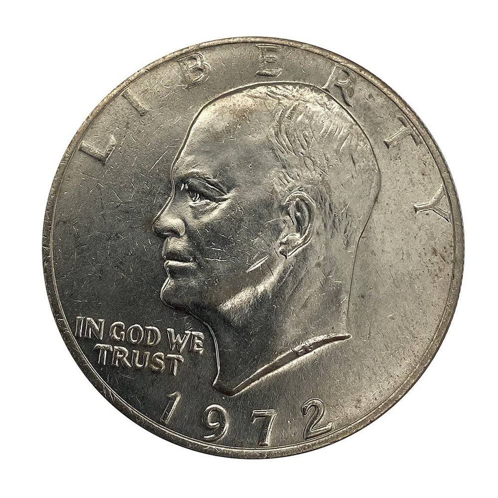 1972 TYPE 2 CLAD EISENHOWER DOLLAR BU