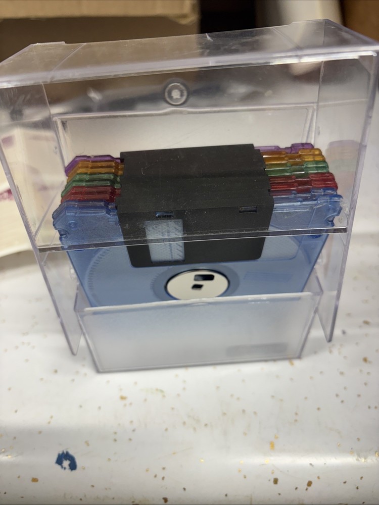 9 Pack Memorex 2SHD 3.5" Computer Diskettes PC Format Cool Disks -opened-