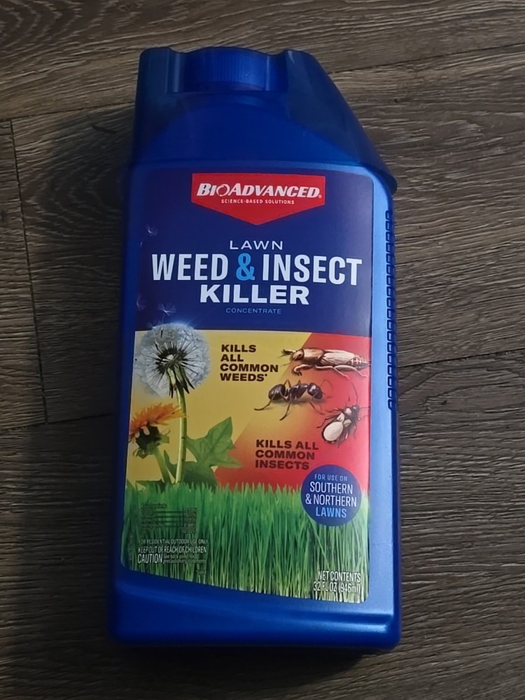 BioAdvanced Lawn Weed & Insect Killer, Concentrate, 32 oz