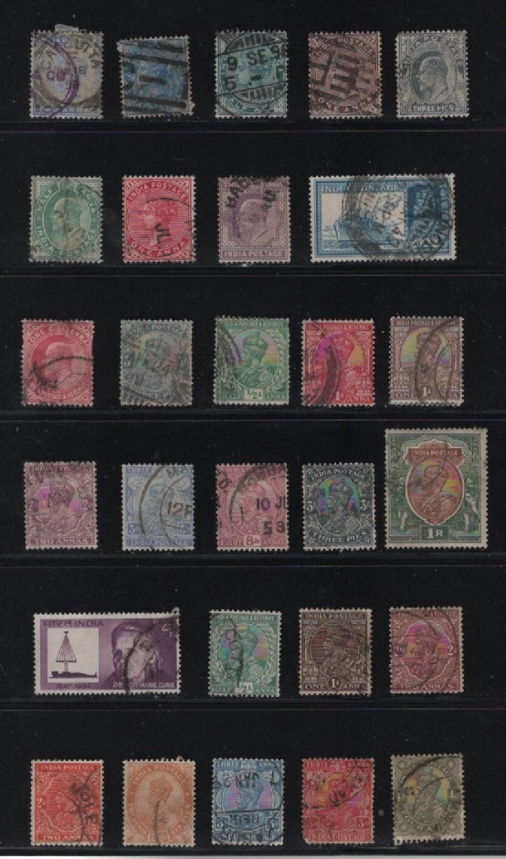 India-  lot  898.   Used .