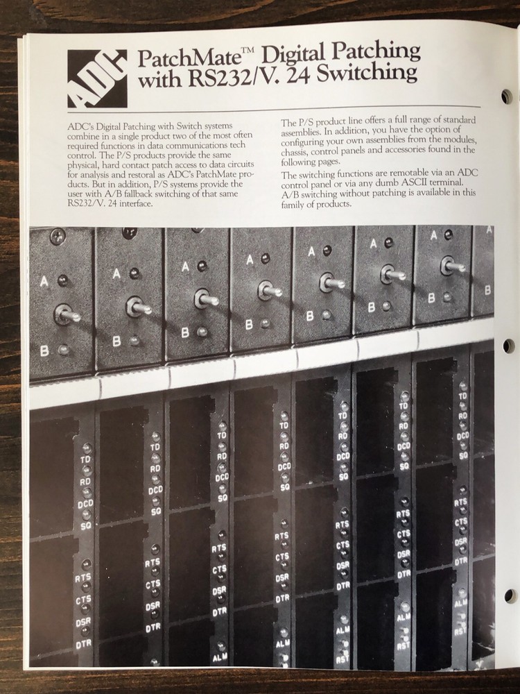 ADC - Network Control Products Catalog (1984)
