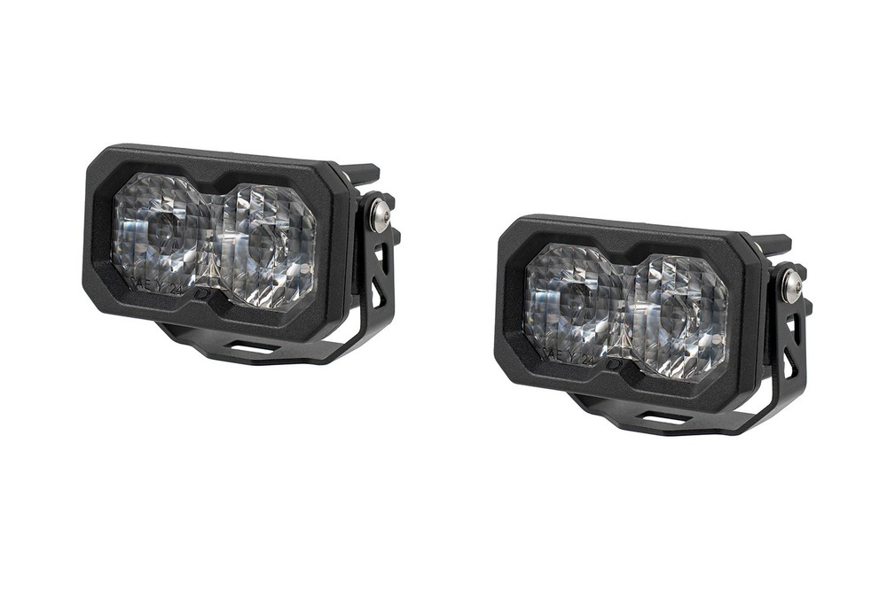 Diode Dynamics C2 2.0 Sport White SAE Driving Standard ABL (Pair)