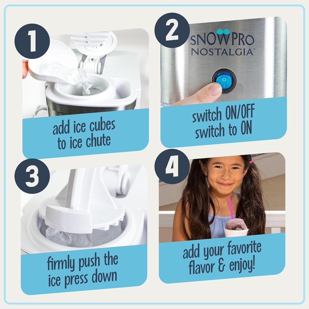 High-Quality Shaved Ice Machine - Create Refreshing Snow Cones Effortlessly